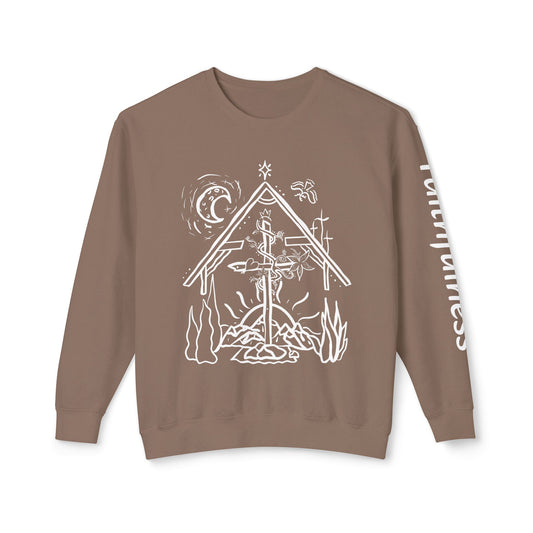 Christian Faithfulness Jesus Story Lightweight Sweatshirt