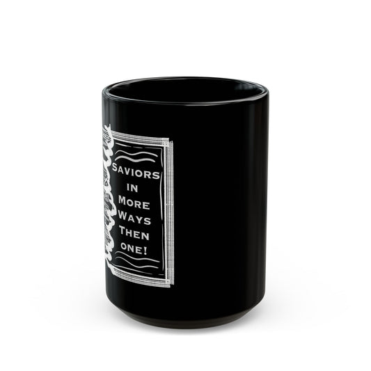 Mug - Savior Firemen Firetruck Black Mug (15oz)