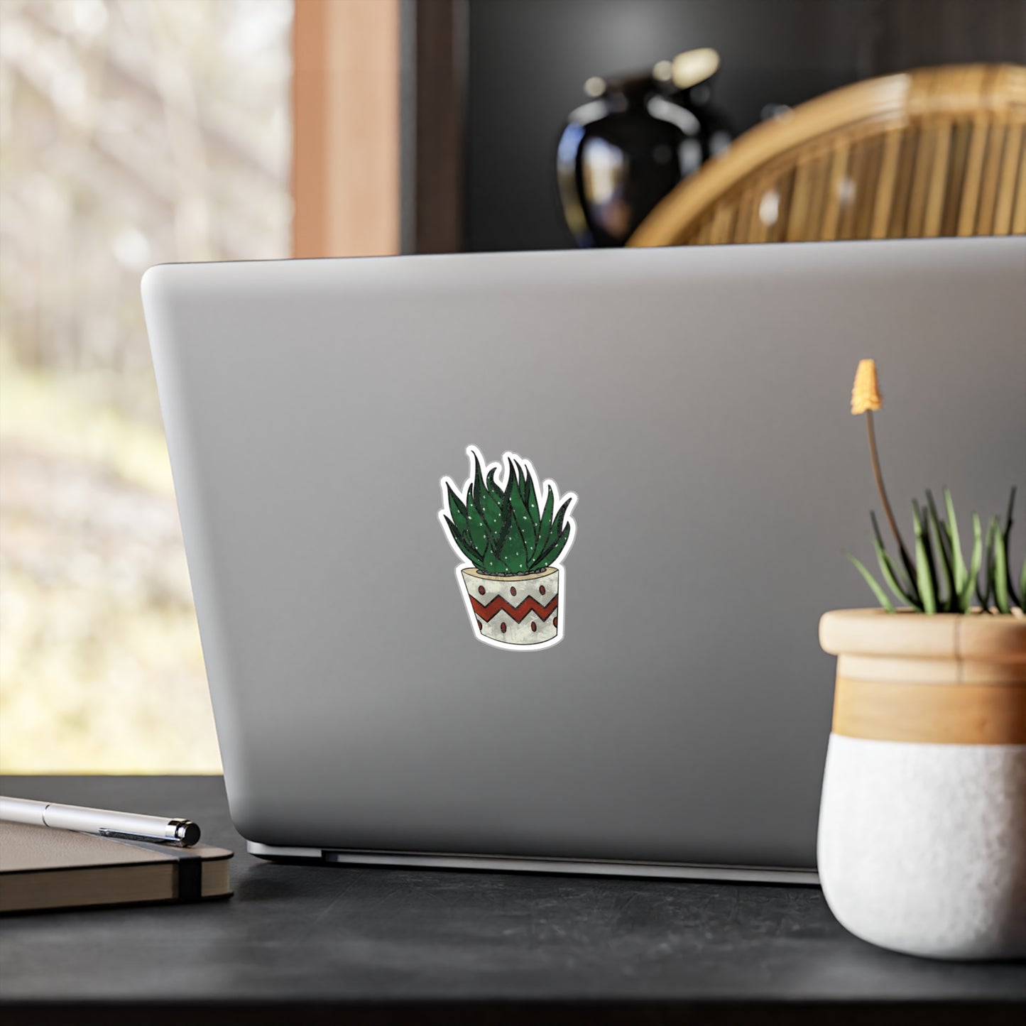 Bohemian Plant Vinyl Decal | Decorative Stickers for Home Decor, Laptop, Water Bottle, Gift for Plant Lovers, Eco-Friendly