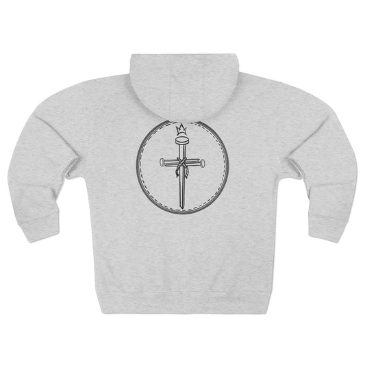 Christian Three Nails Cross Jacket Hoodie