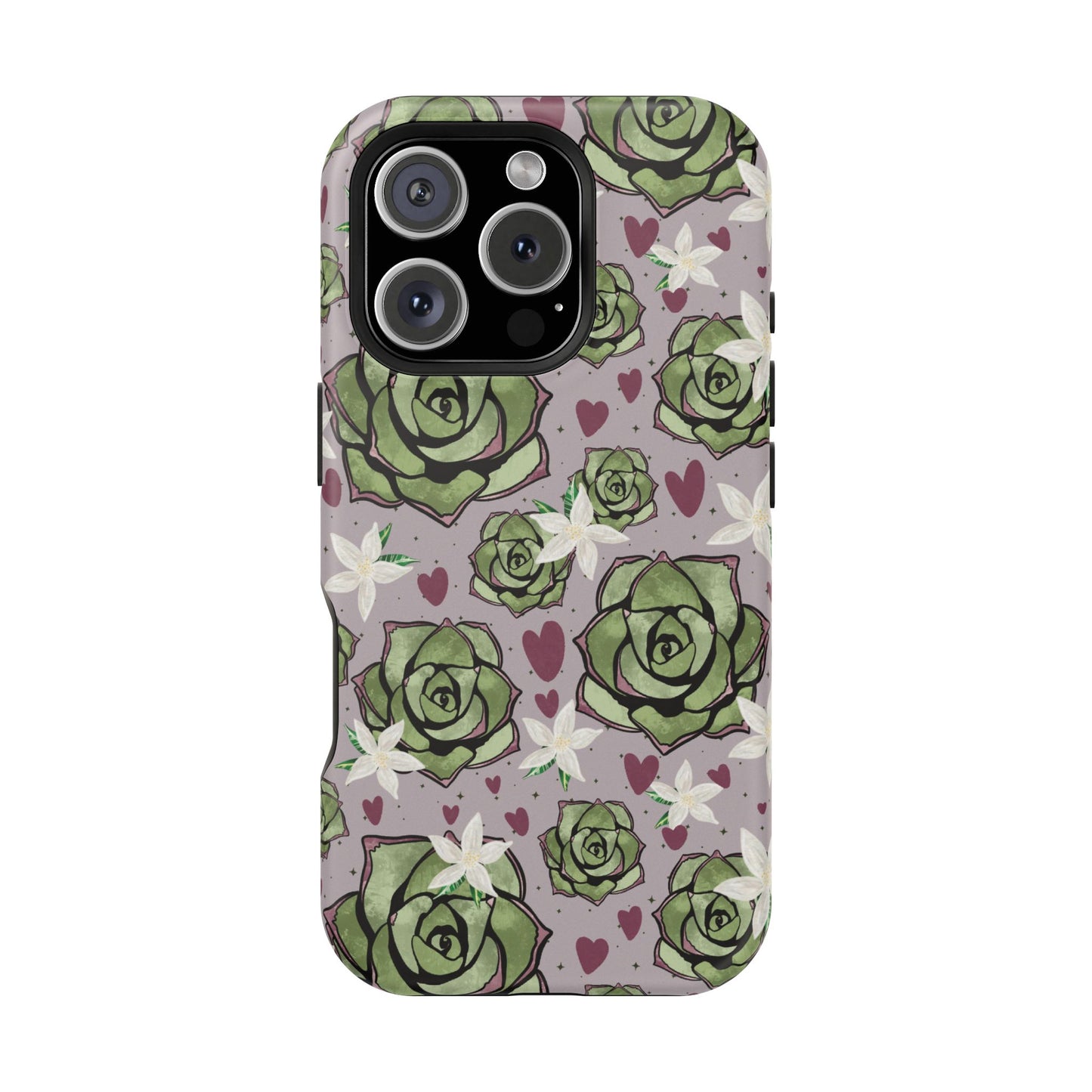 Floral Succulent Magnetic Phone Case