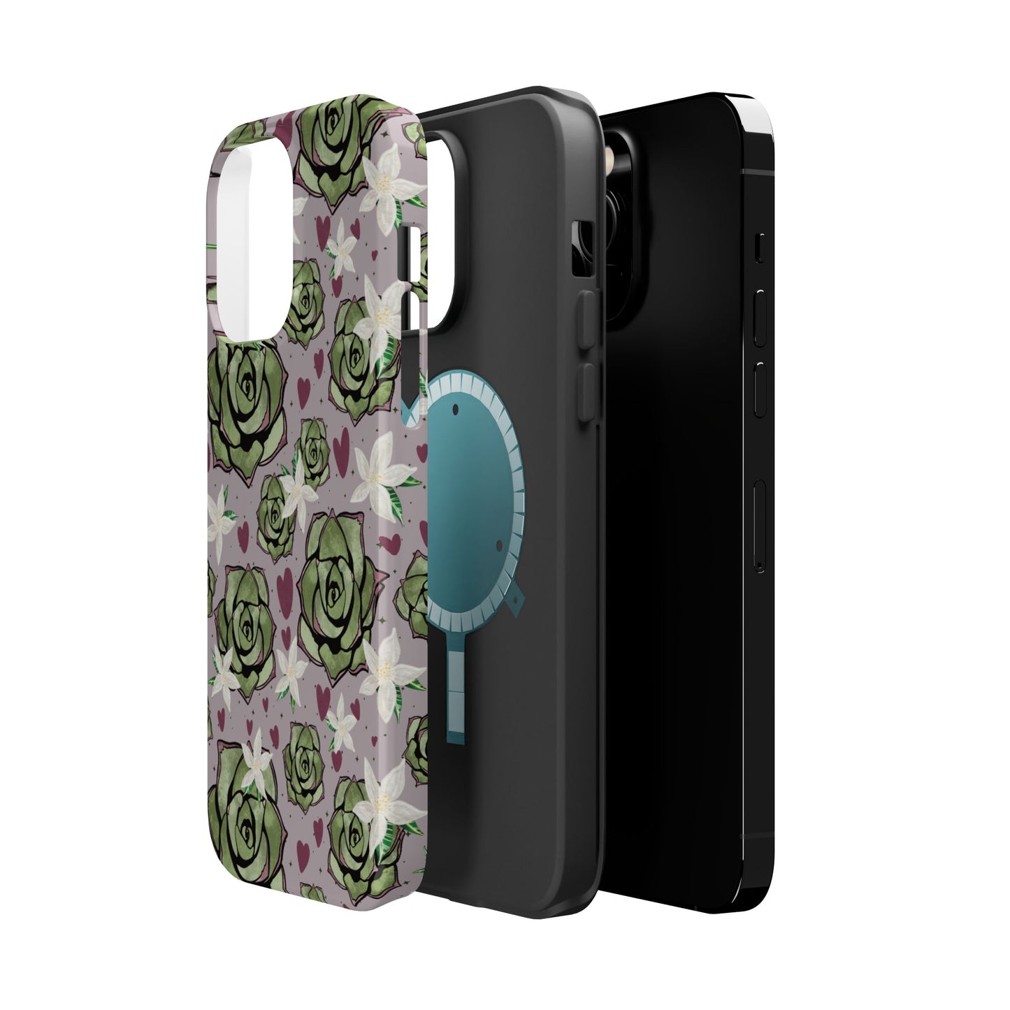 Floral Succulent Magnetic Phone Case