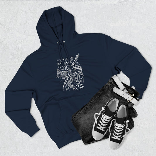 Christian Lion Cross Hoodie