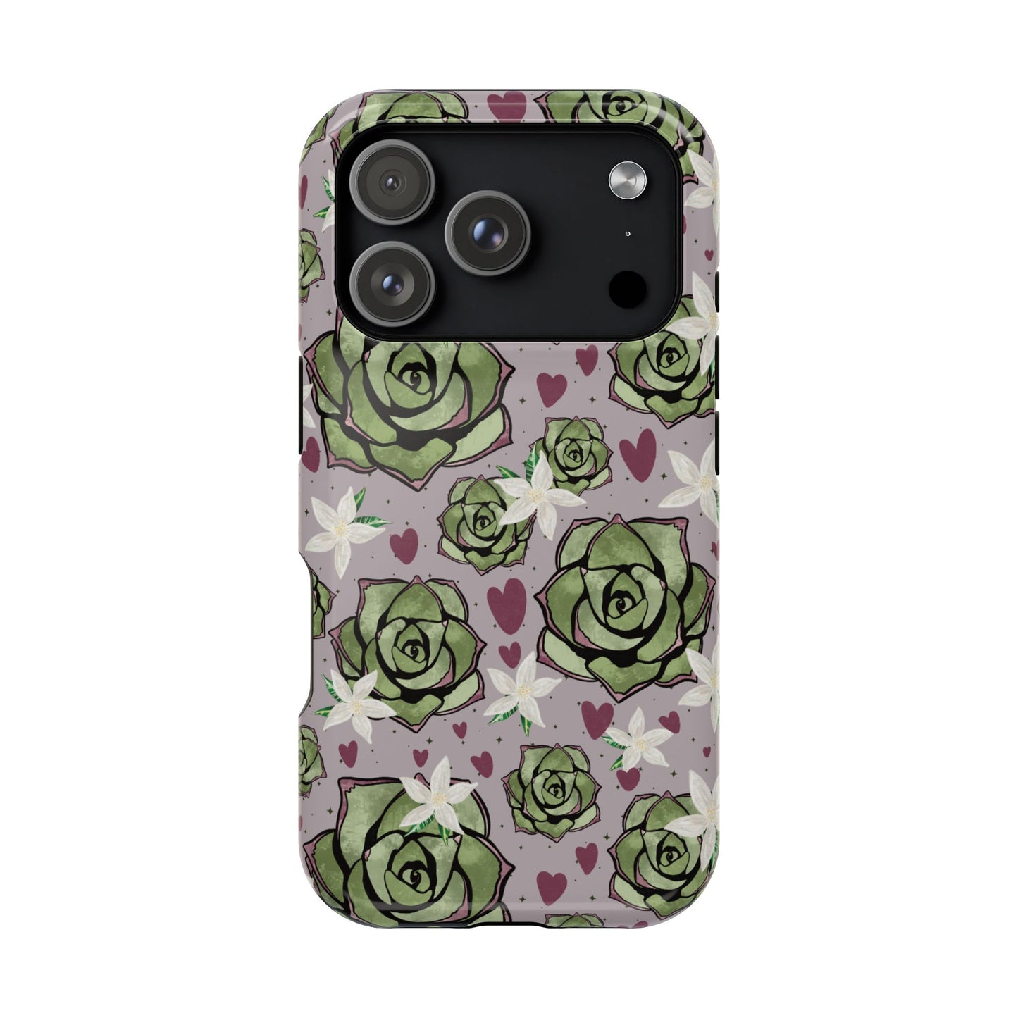 Floral Succulent Magnetic Phone Case