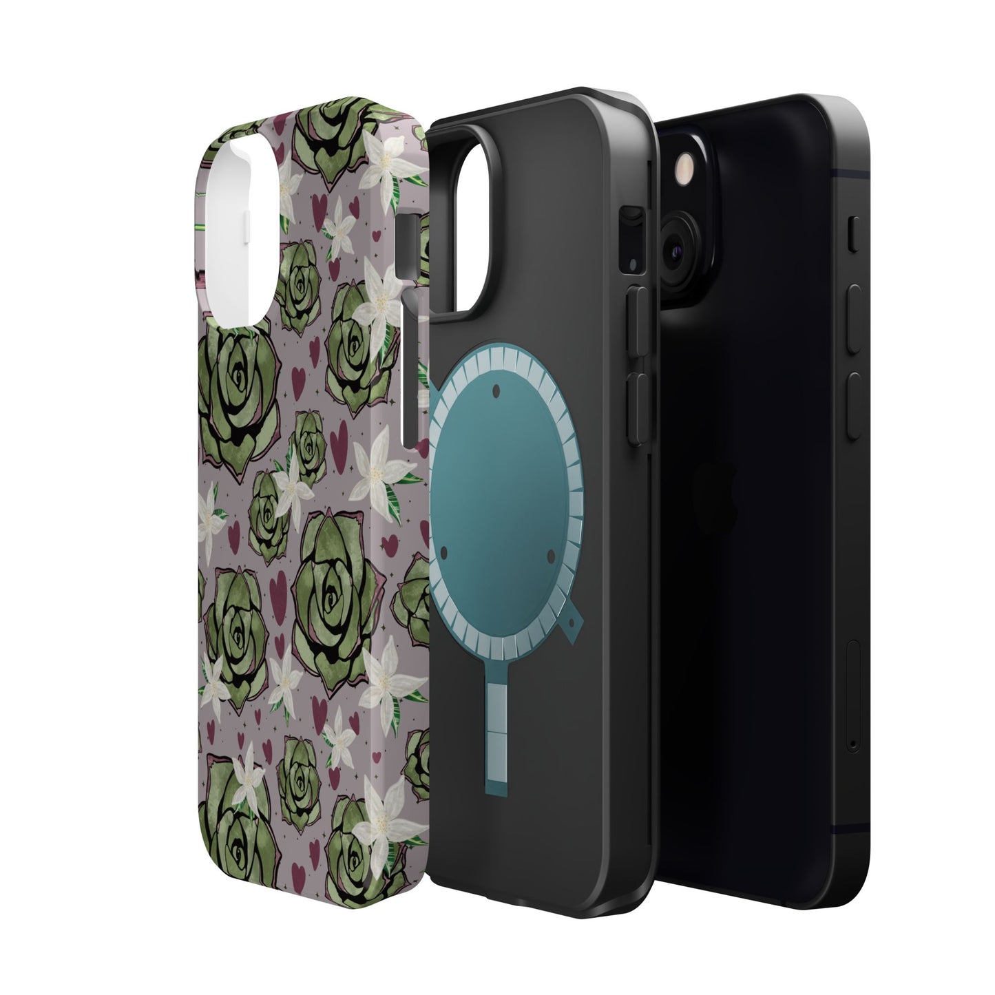 Floral Succulent Magnetic Phone Case