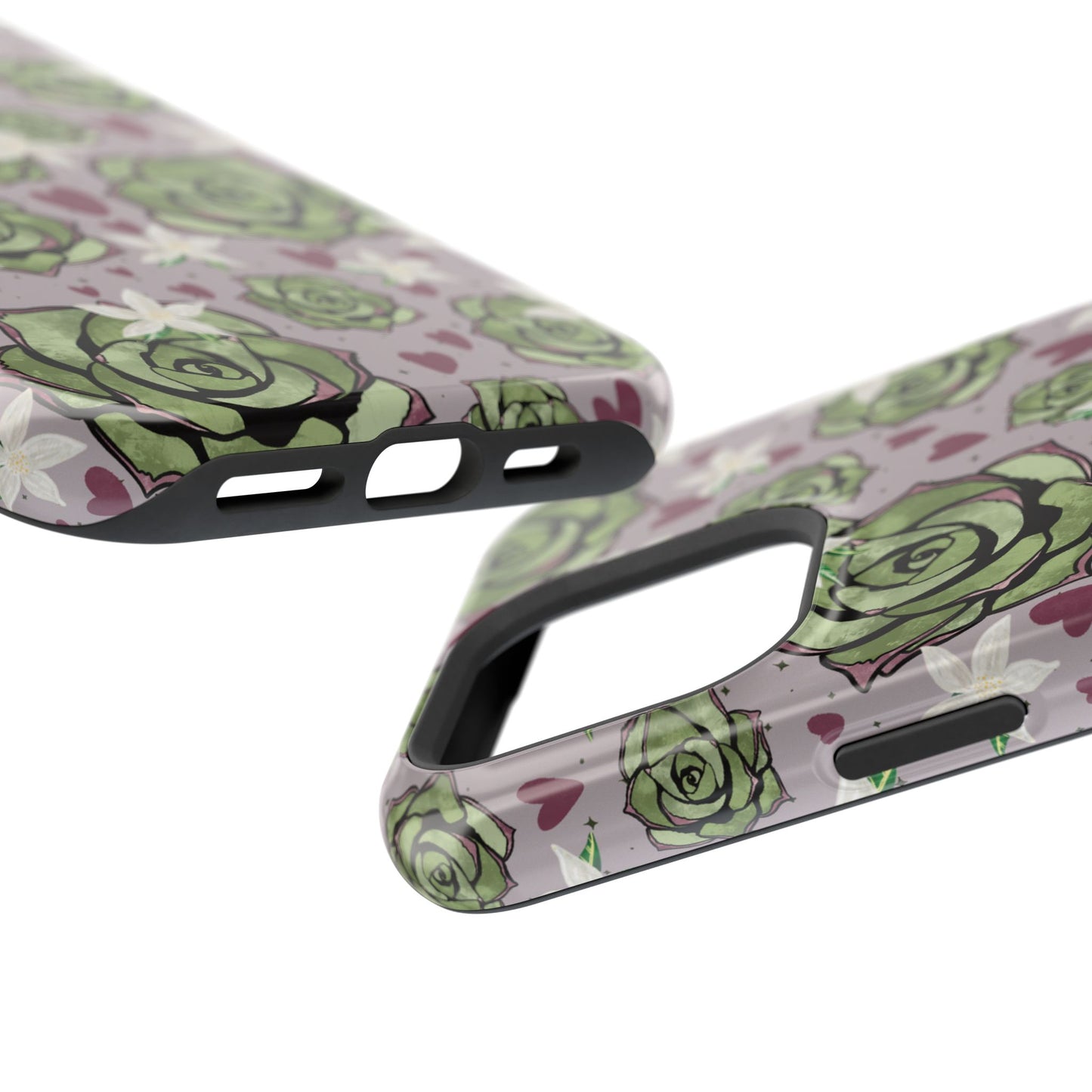 Floral Succulent Magnetic Phone Case