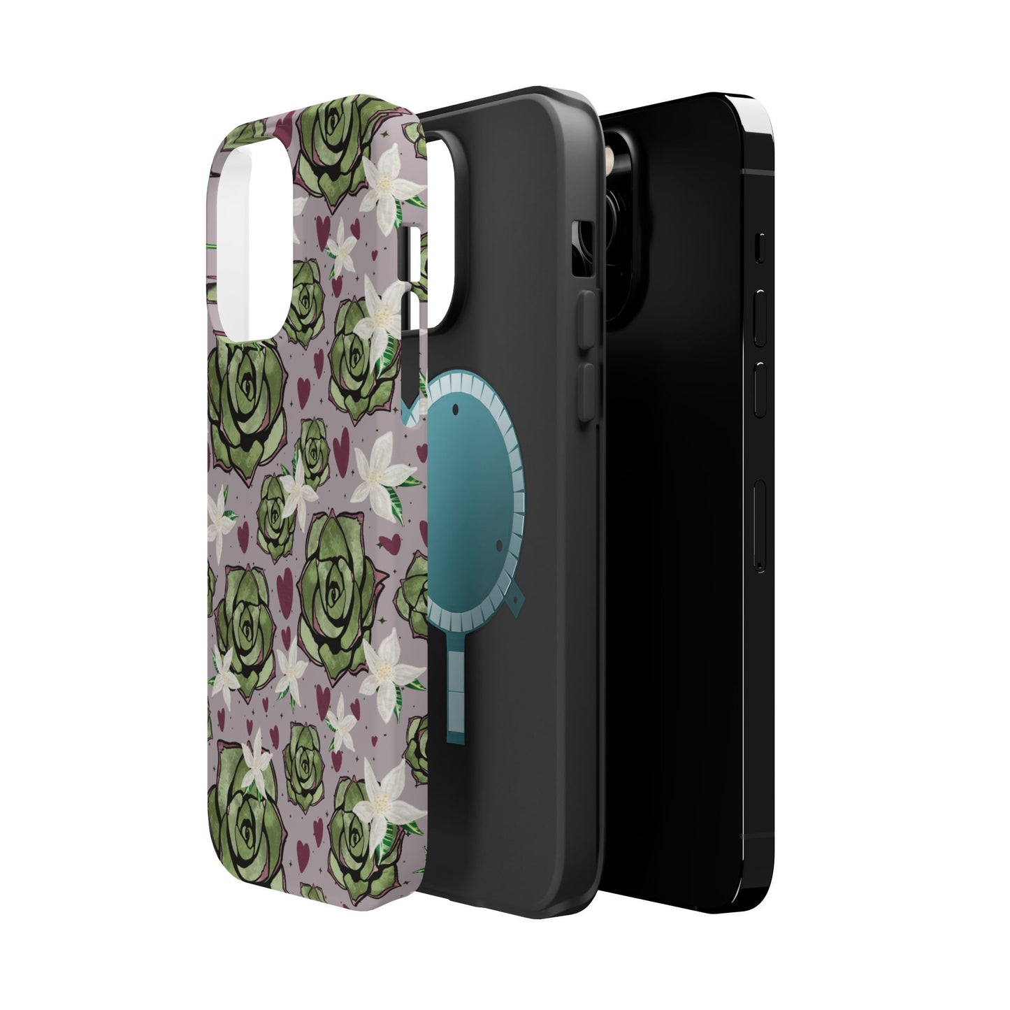 Floral Succulent Magnetic Phone Case
