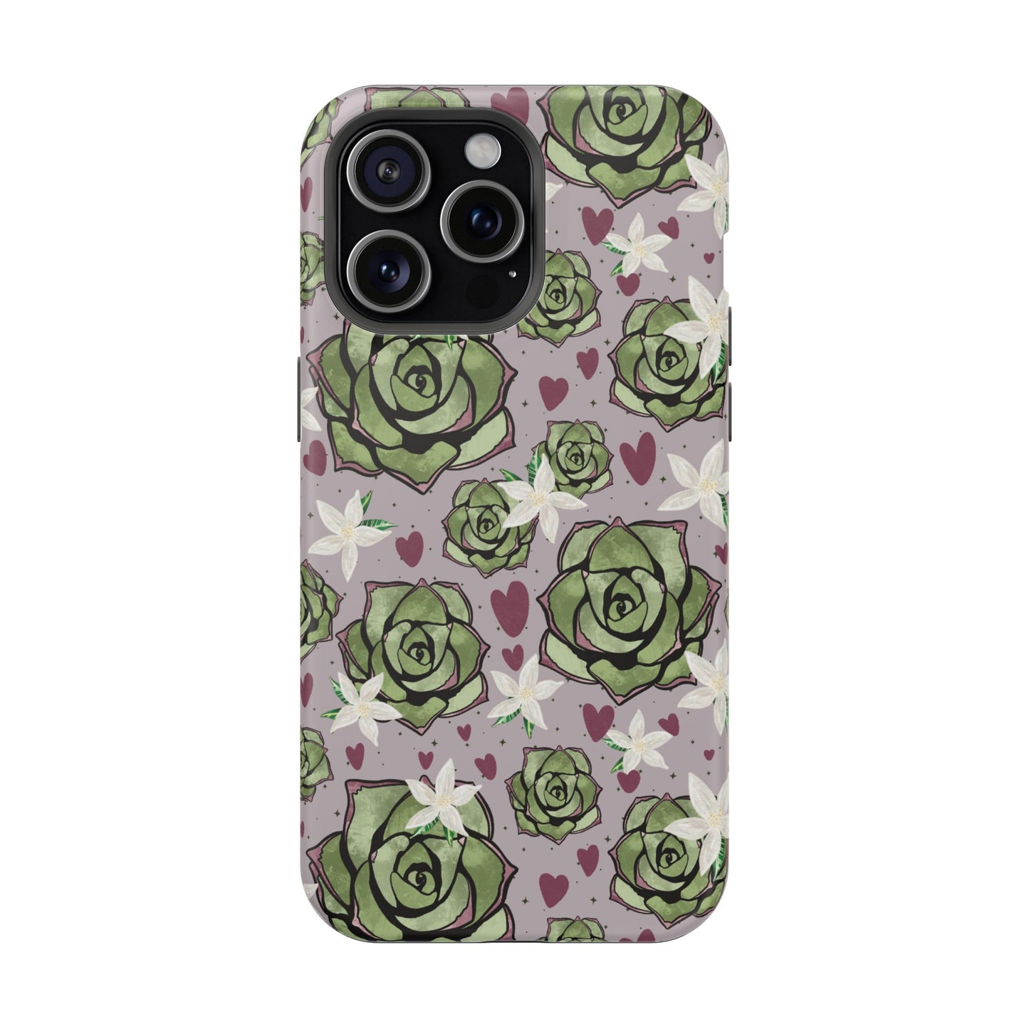 Floral Succulent Magnetic Phone Case