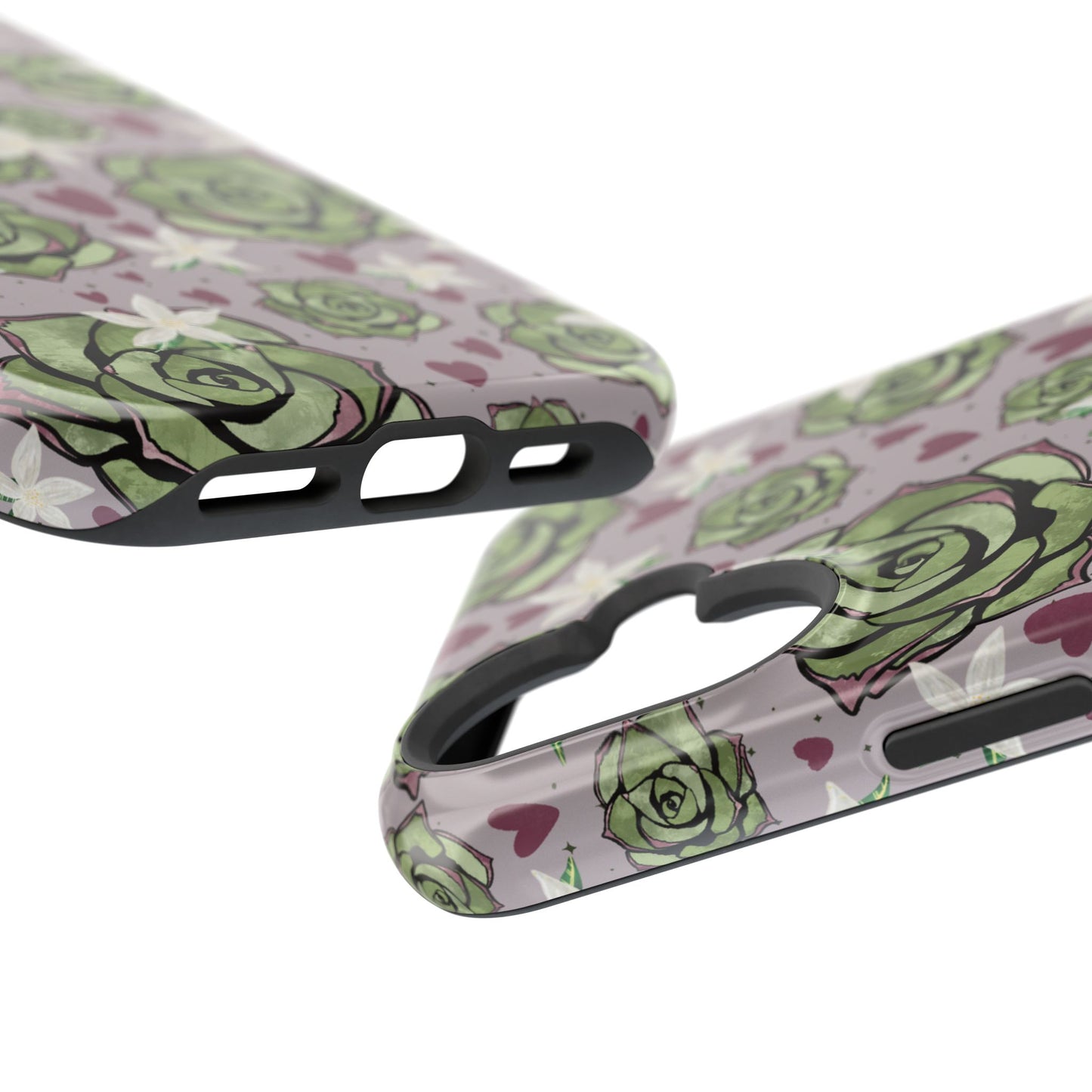 Floral Succulent Magnetic Phone Case