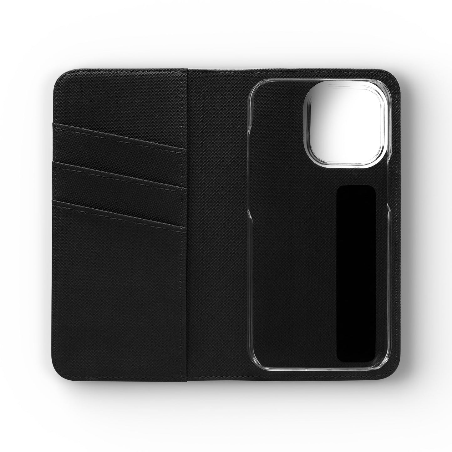 Railroad Sign Flip Wallet Phone Case