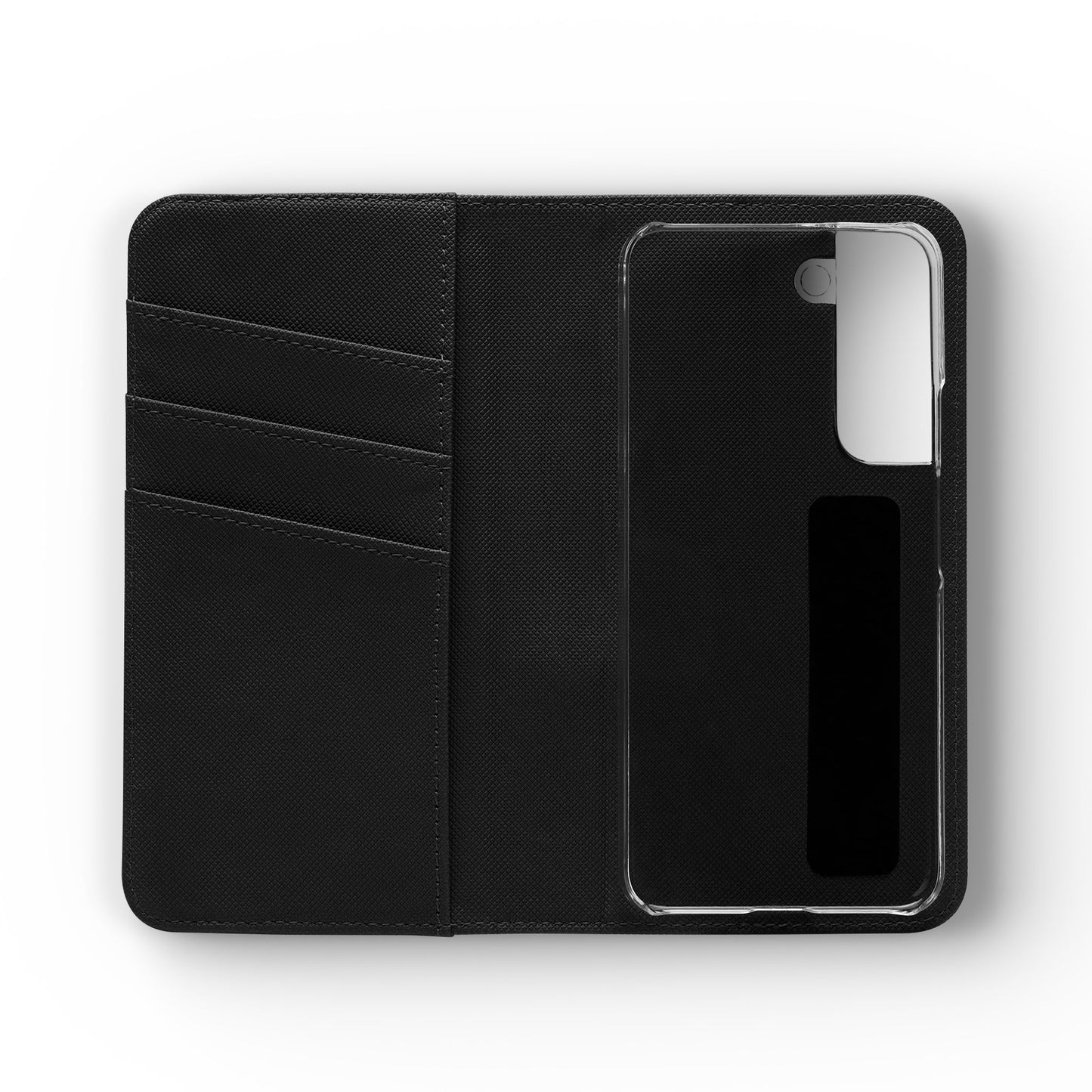 Railroad Sign Flip Wallet Phone Case