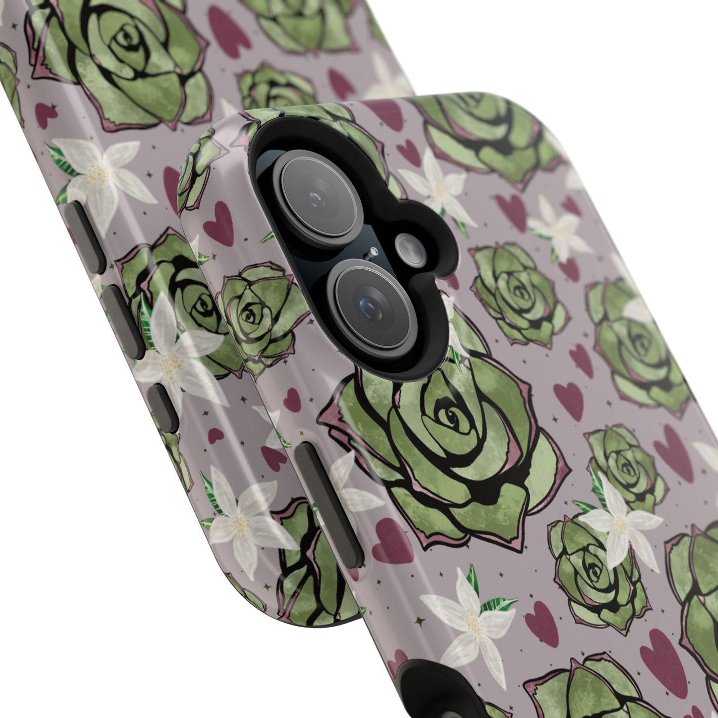 Floral Succulent Magnetic Phone Case