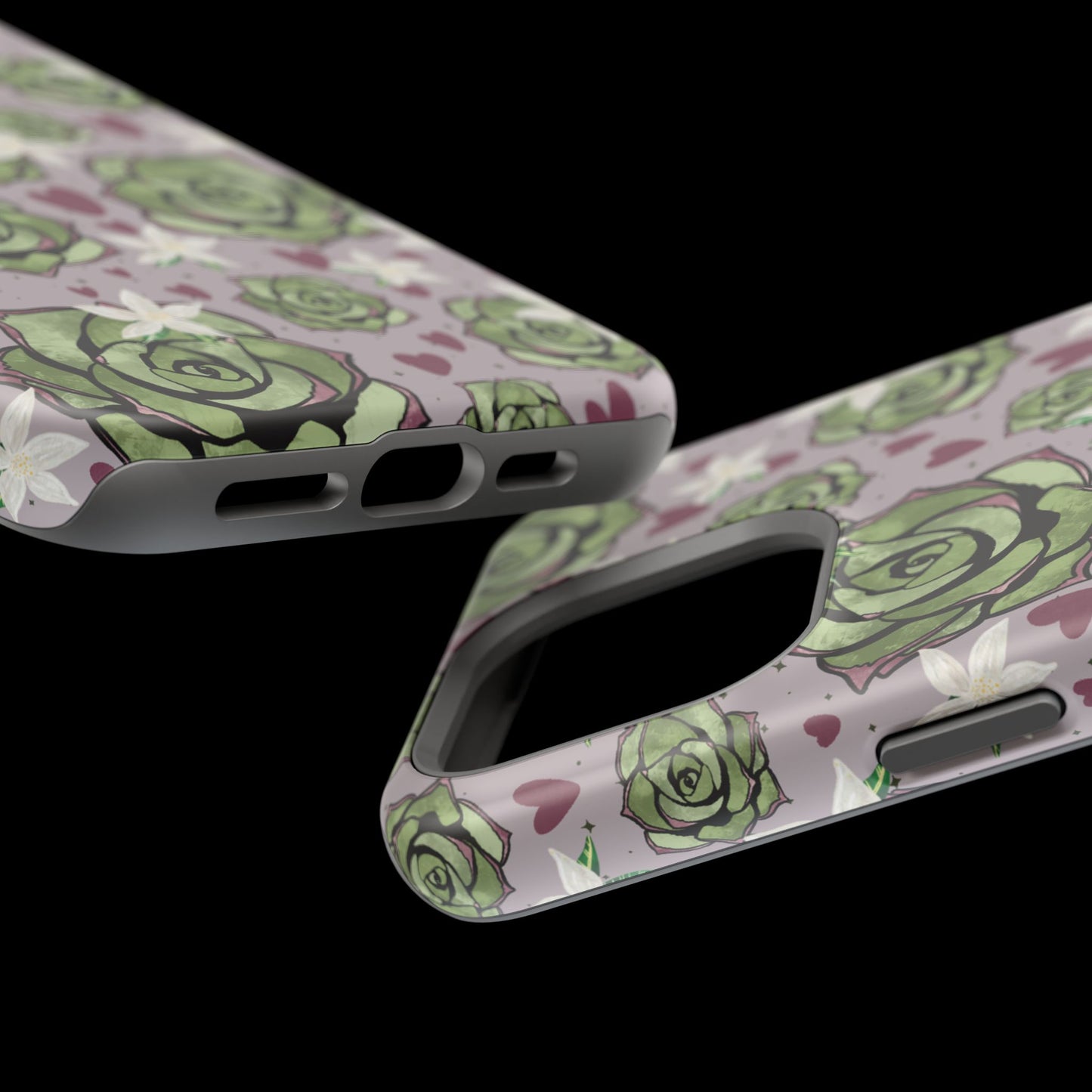 Floral Succulent Magnetic Phone Case