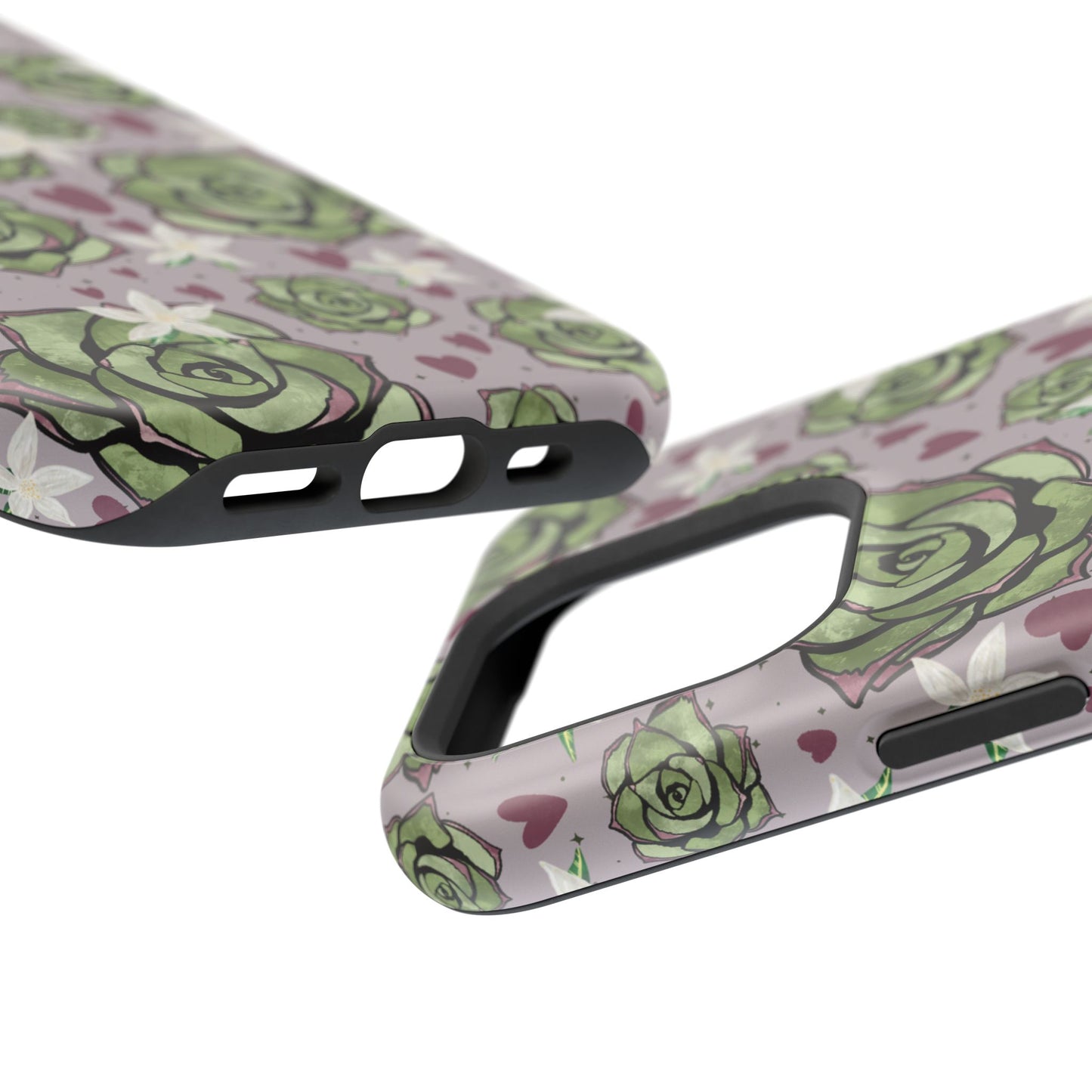 Floral Succulent Magnetic Phone Case