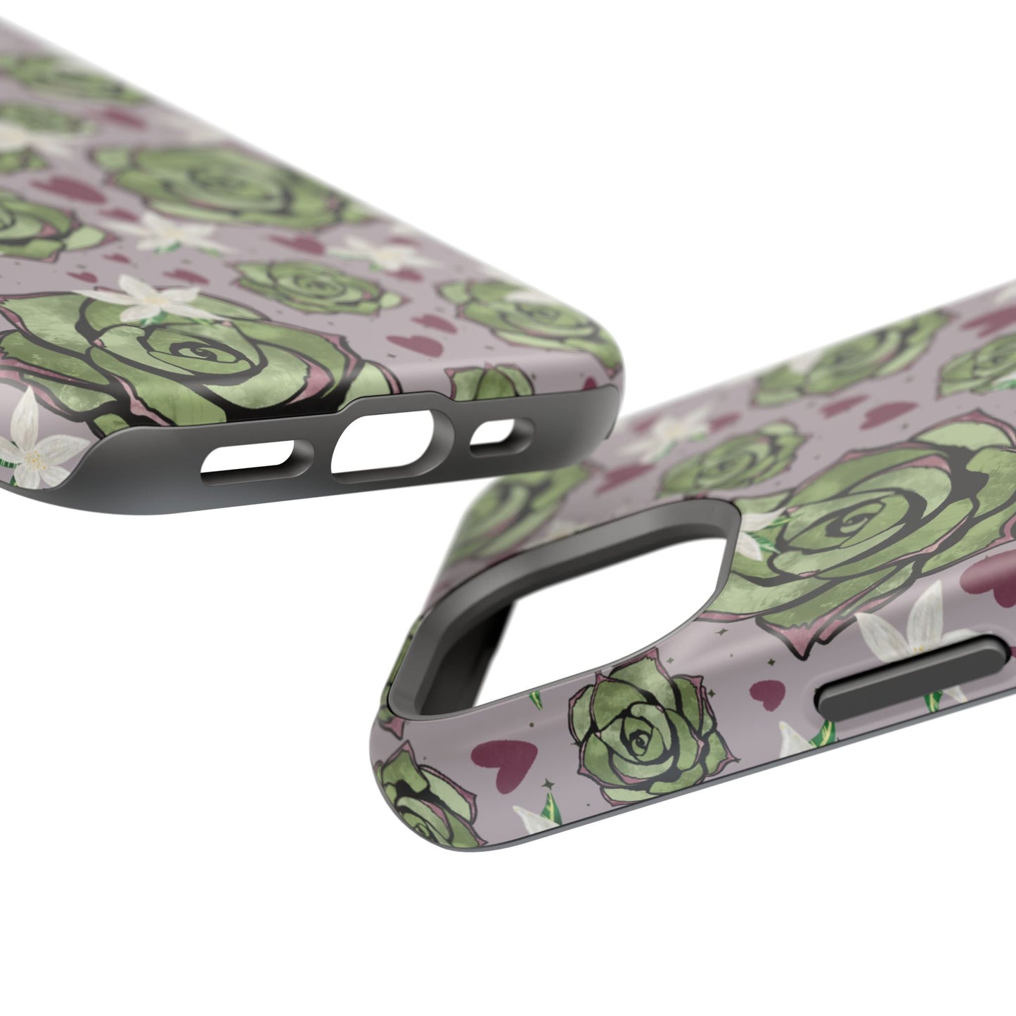 Floral Succulent Magnetic Phone Case