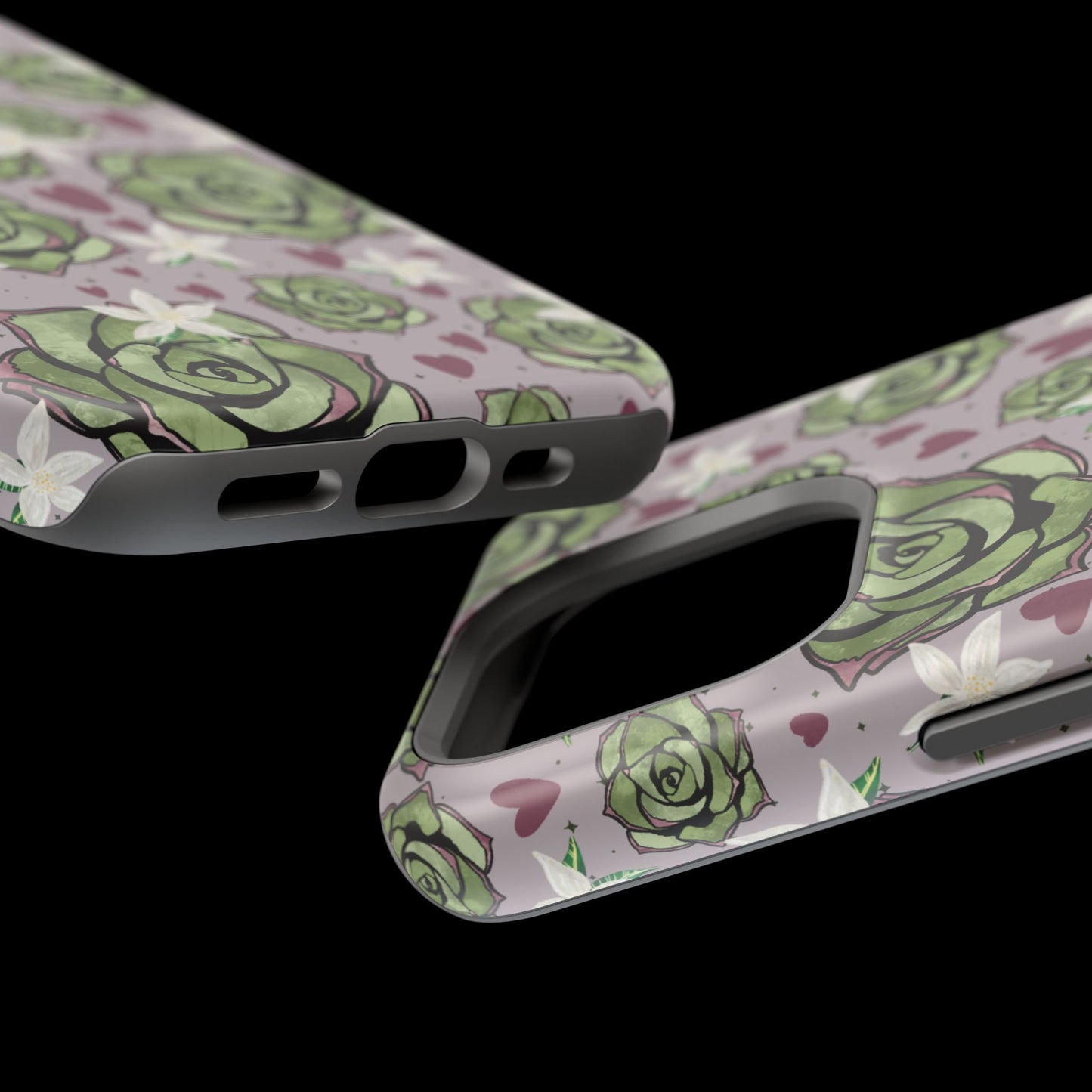 Floral Succulent Magnetic Phone Case