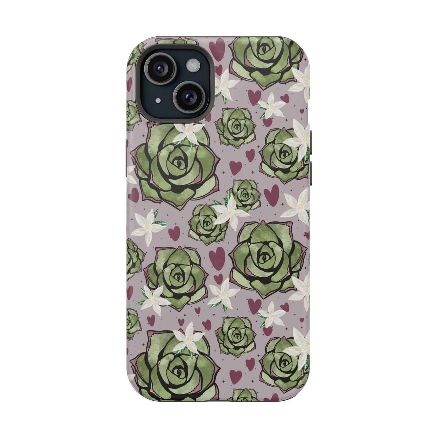 Floral Succulent Magnetic Phone Case