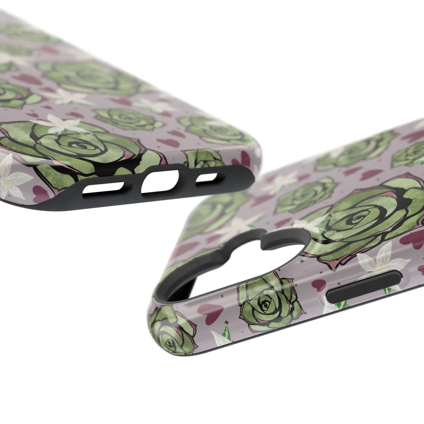 Floral Succulent Magnetic Phone Case
