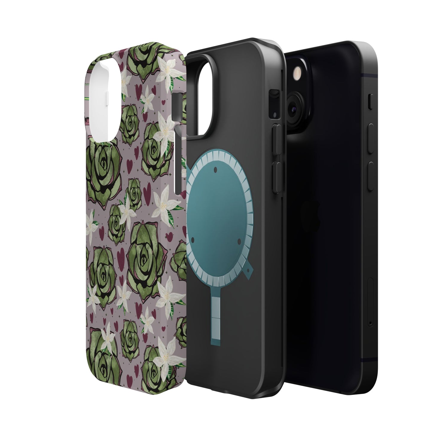 Floral Succulent Magnetic Phone Case