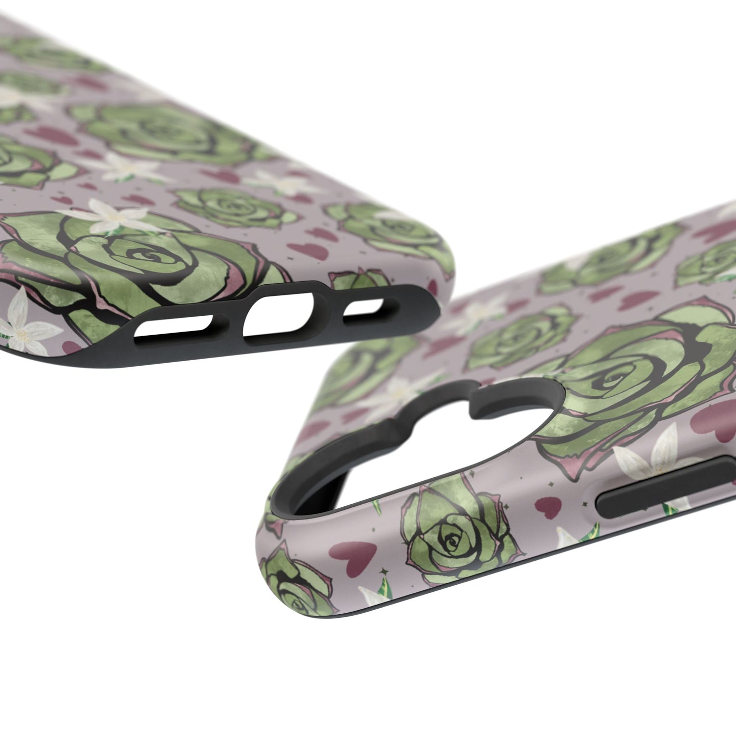 Floral Succulent Magnetic Phone Case