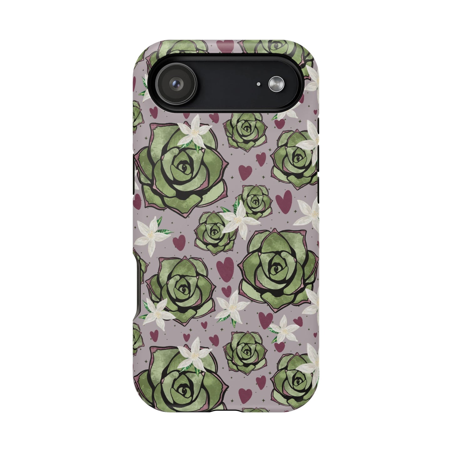 Floral Succulent Magnetic Phone Case