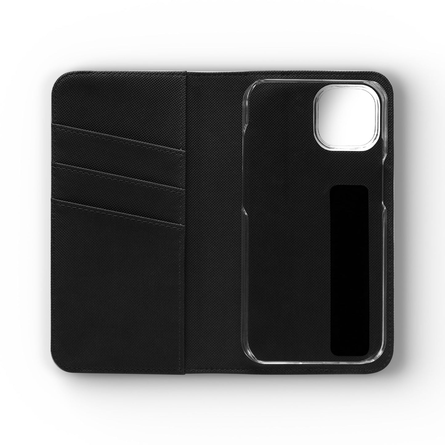 Railroad Sign Flip Wallet Phone Case