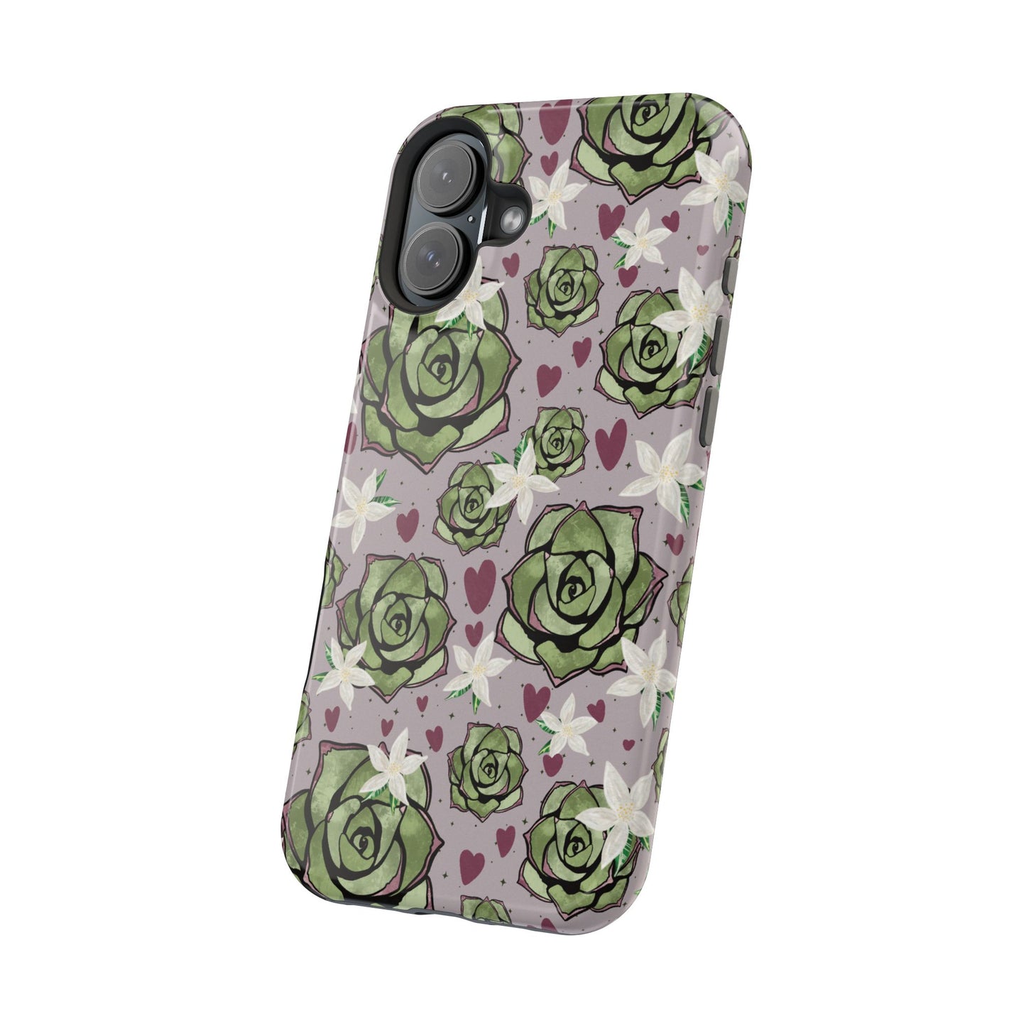 Floral Succulent Magnetic Phone Case
