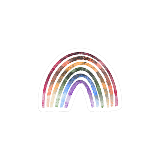 Colorful Rainbow Vinyl Decals | Whimsical Stickers for Home Decor | Kids Room, Journals, DIY Crafts, Gift Ideas