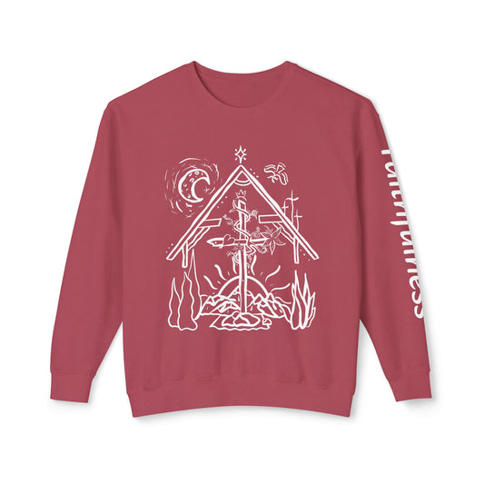 Christian Faithfulness Jesus Story Lightweight Sweatshirt