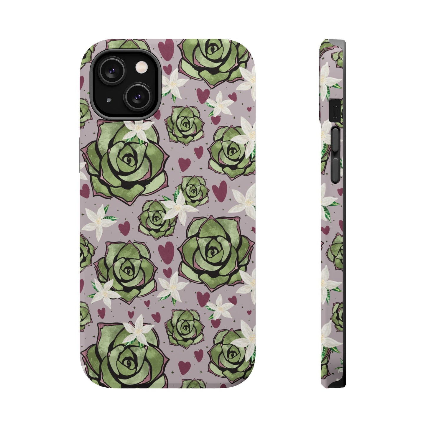Floral Succulent Magnetic Phone Case