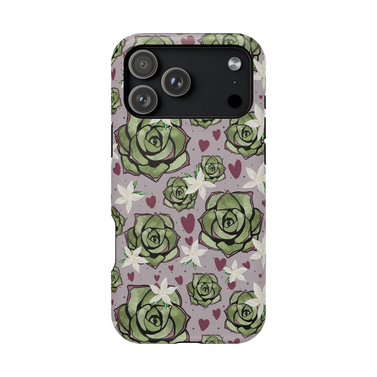 Floral Succulent Magnetic Phone Case