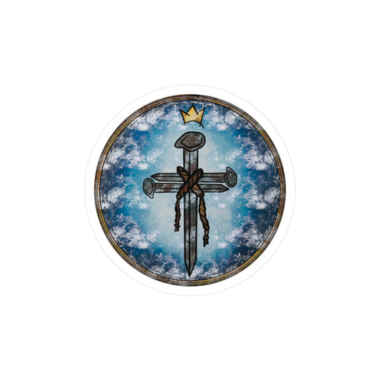 Three Nails Vinyl Decal Christian