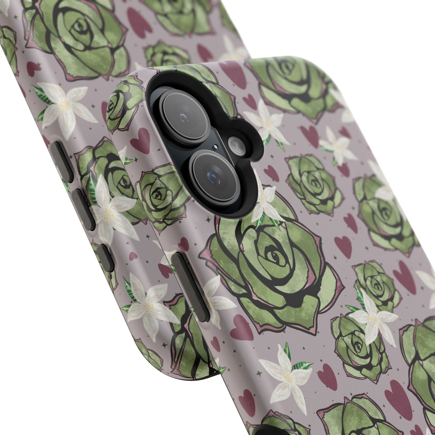 Floral Succulent Magnetic Phone Case