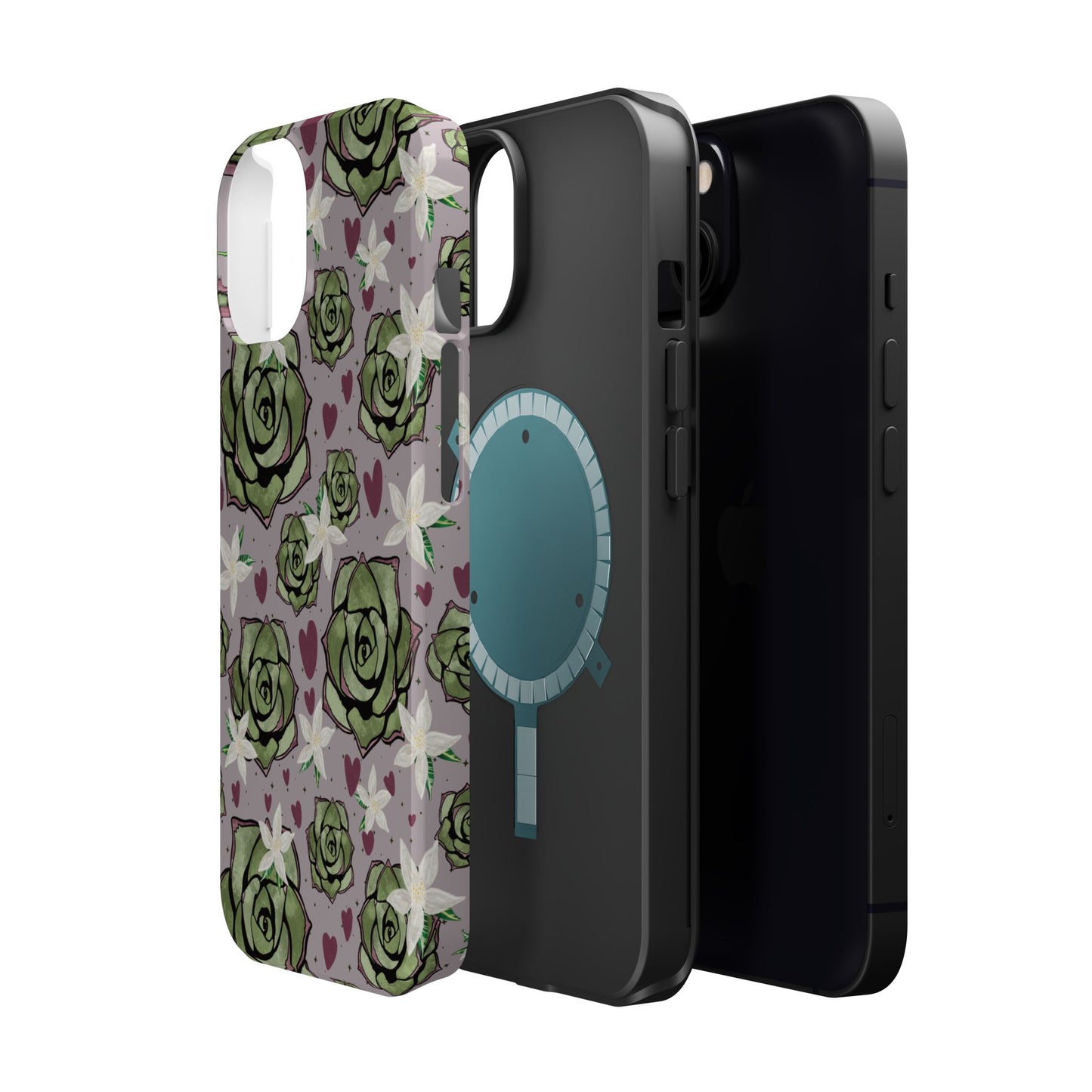 Floral Succulent Magnetic Phone Case