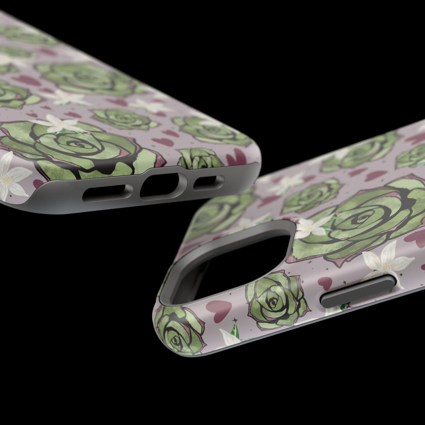 Floral Succulent Magnetic Phone Case
