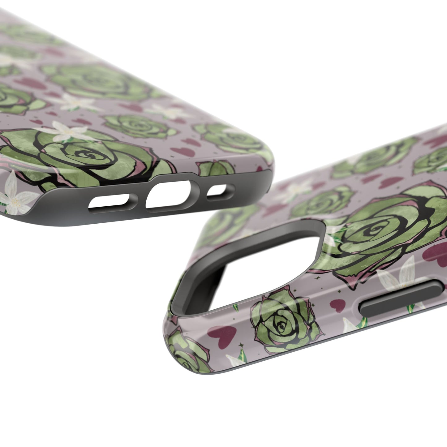 Floral Succulent Magnetic Phone Case