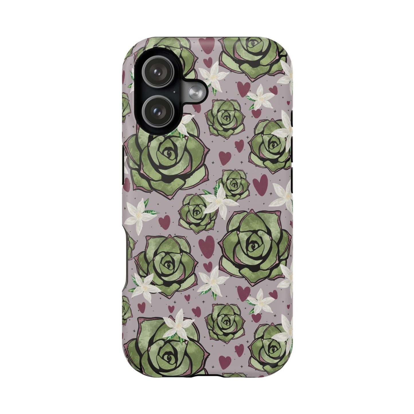 Floral Succulent Magnetic Phone Case