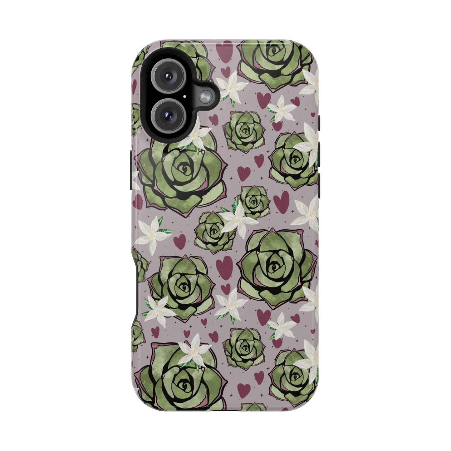 Floral Succulent Magnetic Phone Case