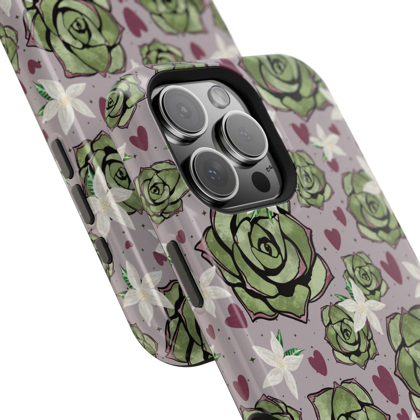 Floral Succulent Magnetic Phone Case