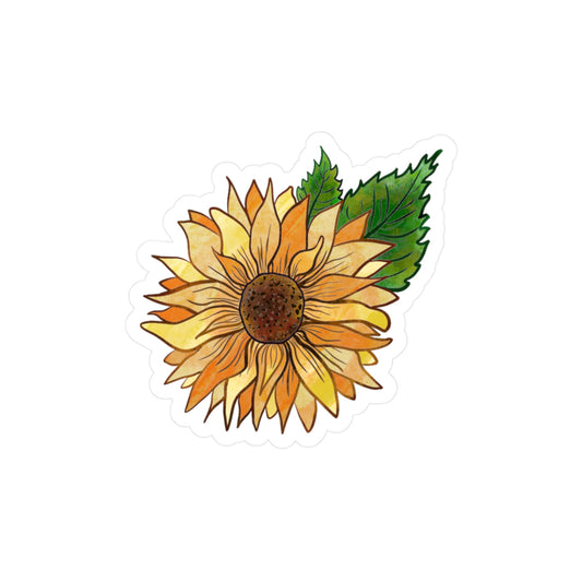 Sunflower Vinyl Sticker