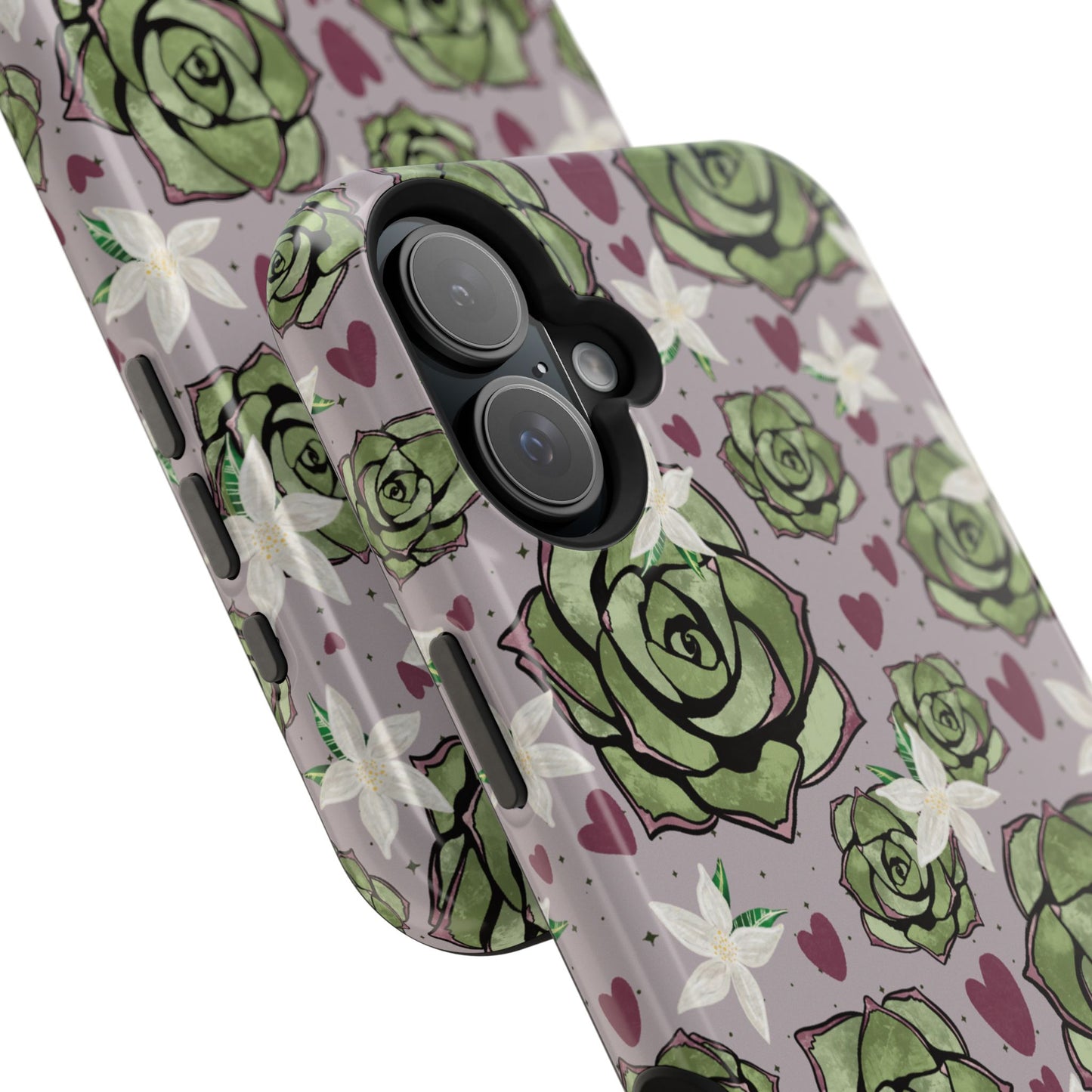 Floral Succulent Magnetic Phone Case