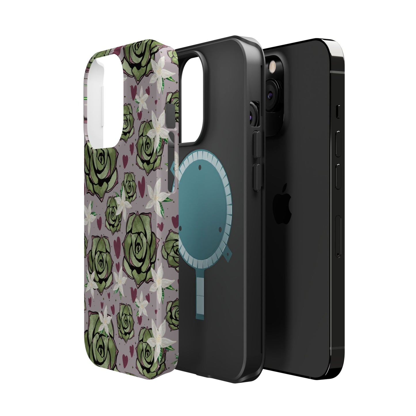 Floral Succulent Magnetic Phone Case