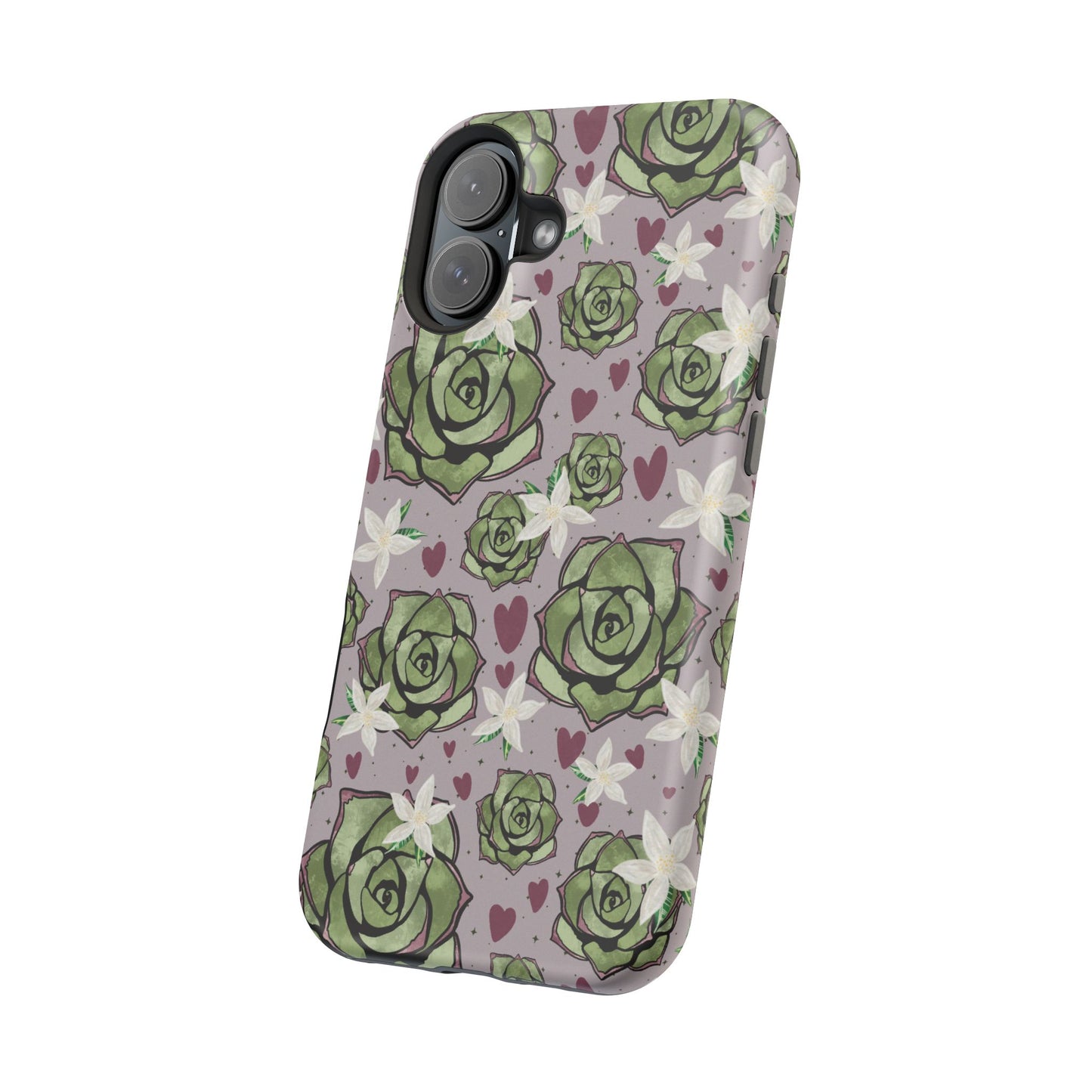 Floral Succulent Magnetic Phone Case