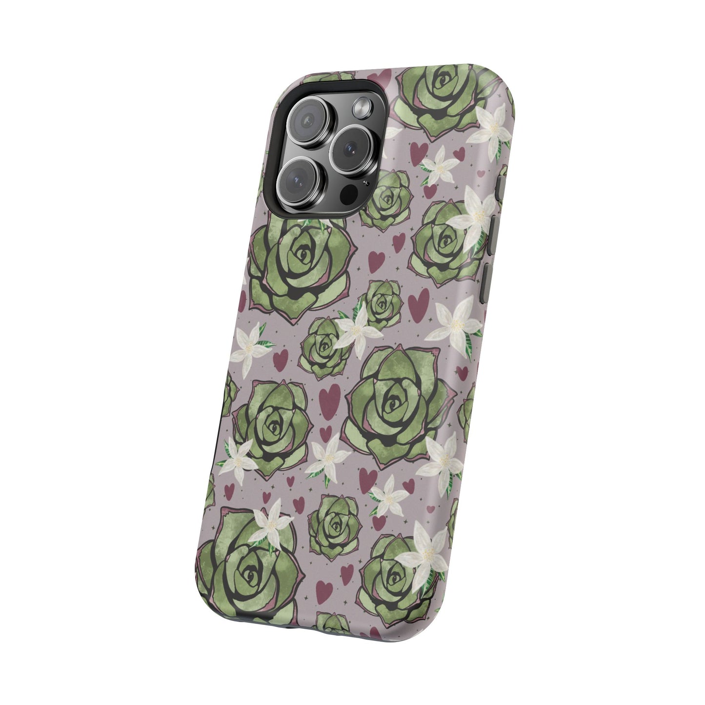 Floral Succulent Magnetic Phone Case