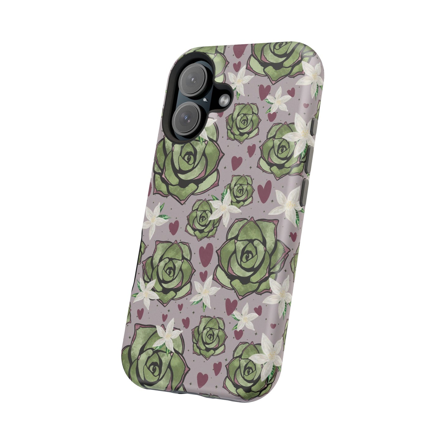Floral Succulent Magnetic Phone Case