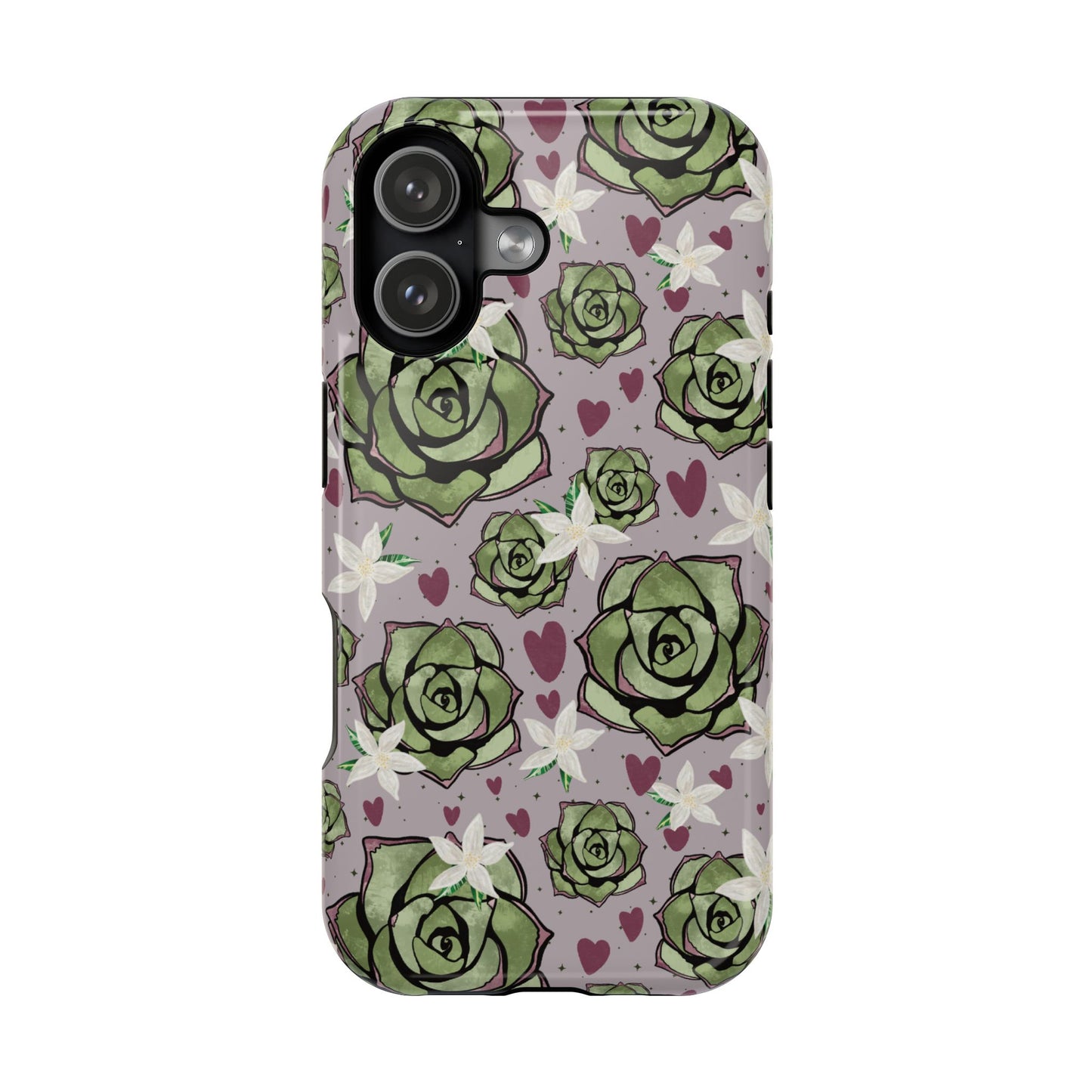 Floral Succulent Magnetic Phone Case