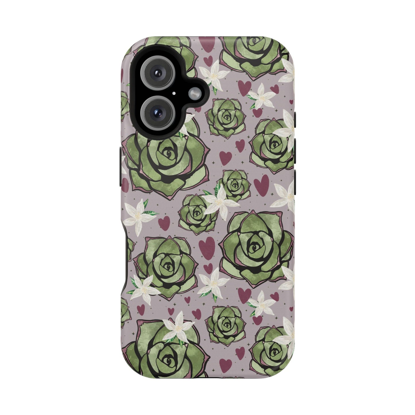 Floral Succulent Magnetic Phone Case