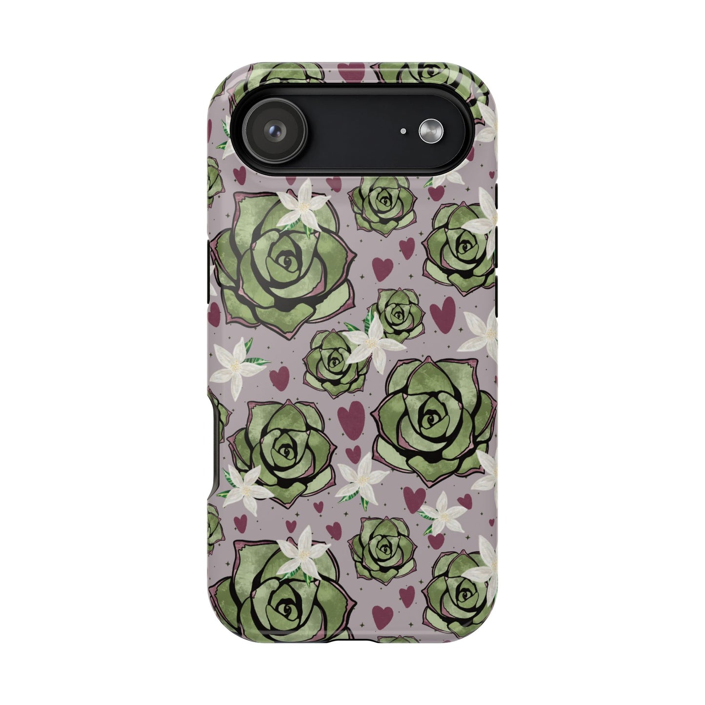 Floral Succulent Magnetic Phone Case