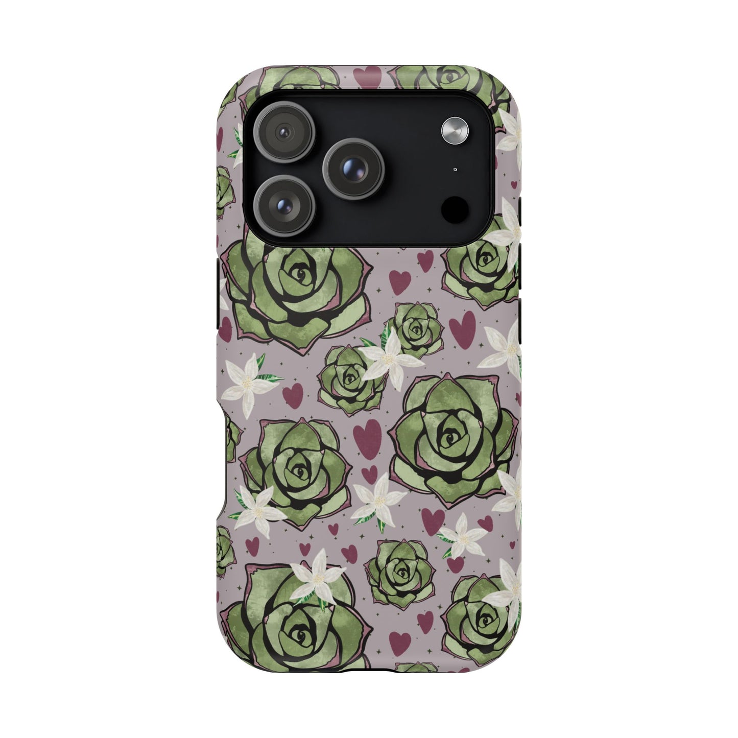 Floral Succulent Magnetic Phone Case