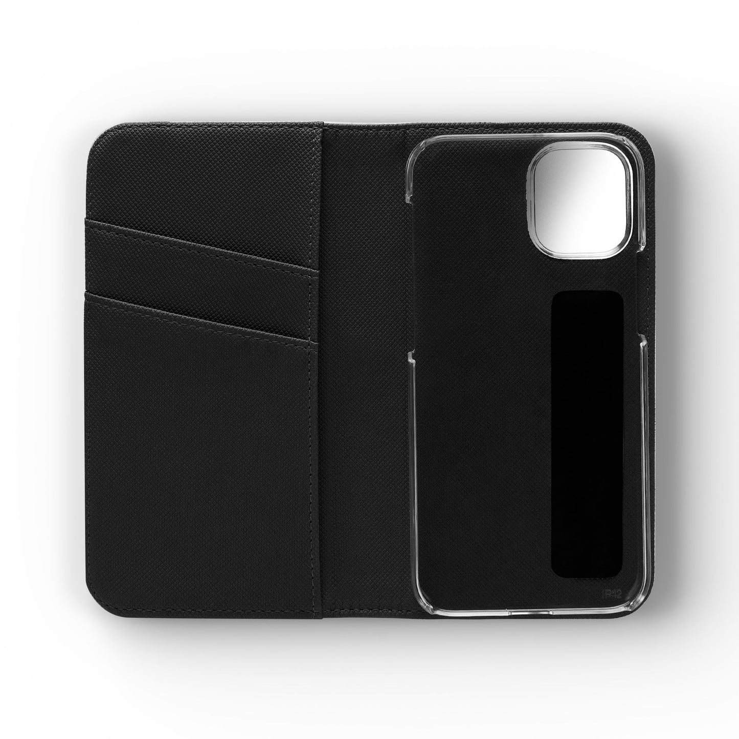 Railroad Sign Flip Wallet Phone Case